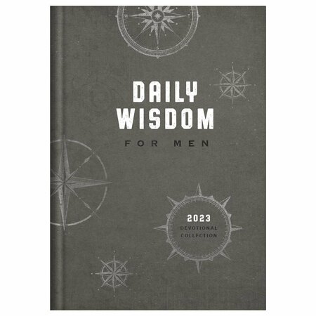 BARBOUR PUBLISHING Barbour Publishing  Daily Wisdom for Men 2023 Devotional Collection Book 204599